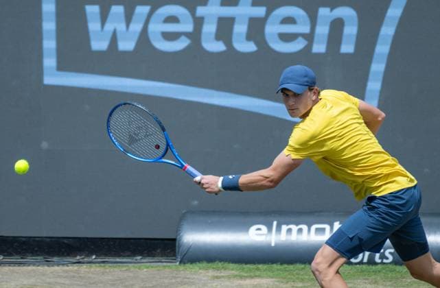Jack Draper (GBR). xettx, Deutschland, Stuttgart, 16.06.2024, Tennis, Boss Open, 2024, Finale, J.Draper (GBR) - M.Berrettini (ITA), TC Weissenhof, Center Court Foto: A2 Bildagentur Peter Hartenfelser