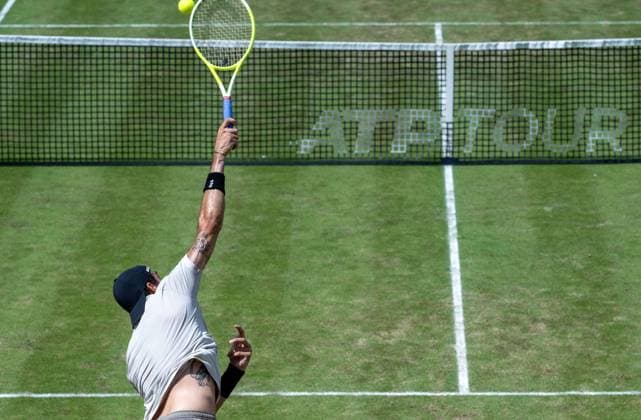Matteo Berrettini (ITA). xettx, Deutschland, Stuttgart, 16.06.2024, Tennis, Boss Open, 2024, Finale, J.Draper (GBR) - M.Berrettini (ITA), TC Weissenhof, Center Court Foto: A2 Bildagentur Peter Hartenfelser