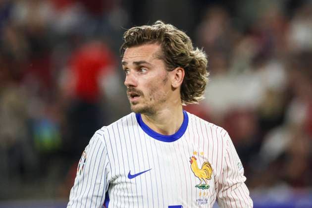 Antoine Griezmann (Frankreich, 07) , Fussball, UEFA , Europa Meisterschaft, (Gruppe D) 2024, Oesterreich vs. Frankreich, 17.06.2024, Duesseldorf Arena, Duesseldorf, Deutschland Duesseldorf Duesseldorf Arena Nordrhein-Westfalen Deutschland Copyright: xGrantxHubbsx