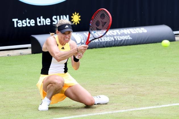 DEU, Tennis, ECO-Trans-Open, WTA500, 18.06.2024, Rot-Weiss Tennisanlage, Steffi-Graf-Stadion, Berlin, DEU, Tennis, ECO-Trans-Open, WTA500, im Bild Angelique Kerber (GER) Foto: Juergen Engler nordphoto GmbH