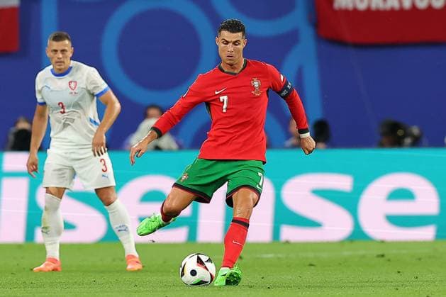 Portugal - Tschechien UEFA EURO, EM, Europameisterschaft,Fussball 2024 Leipzig, 18.06.2024, Leipzig Stadium, UEFA EURO 2024 Germany , Gr. F Vorrunde , PORTUGAL vs. TSCHECHIEN , Im Bild: Cristiano Ronaldo (7, Portugal)