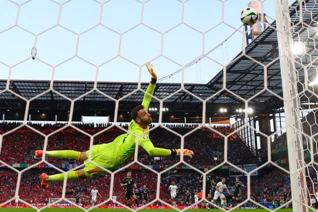 Xherdan Shaqiri of Switzerland scores a goal for their side to make it 1-1 Scotland v Switzerland, UEFA European Championship, EM, Europameisterschaft 2024, Group A, Football, Cologne Stadium, Cologne, Germany, 19 Jun 2024 EDITORIAL USE ONLY No use with unauthorised audio, video, data, fixture lists, club league logos or live services. Online in-match use limited to 120 images, no video emulation. No use in betting, games or single club league player publications. Copyright: xKieranxMcManus Shutterstockx 14543653bz