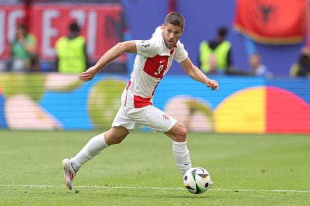 Andrej Kramaric of Croatia Croatia v Albania, UEFA European Championship, EM, Europameisterschaft 2024, Group B, Football, Volksparkstadion, Hamburg, Germany, 19 Jun 2024 EDITORIAL USE ONLY No use with unauthorised audio, video, data, fixture lists, club league logos or live services. Online in-match use limited to 120 images, no video emulation. No use in betting, games or single club league player publications. Copyright: xPaulxCurrie Shutterstockx 14543648hv