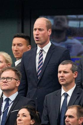 Prince William, Prince of Wales Denmark v England, UEFA European Championship, EM, Europameisterschaft 2024, Group C, Football, Frankfurt Arena, Frankfurt, Germany, 20 Jun 2024 EDITORIAL USE ONLY No use with unauthorised audio, video, data, fixture lists, club league logos or live services. Online in-match use limited to 120 images, no video emulation. No use in betting, games or single club league player publications. Copyright: xDavexShopland Shutterstockx 14543694x