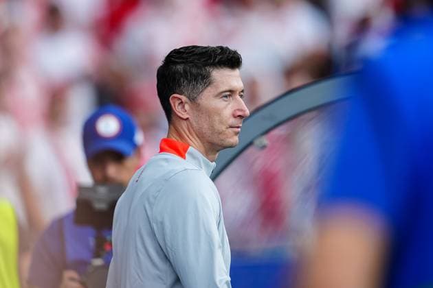 Robert Lewandowski (Polen, 09) GER, Polen vs. Oesterreich, Fussball Europameisterschaft, UEFA EURO, EM, Europameisterschaft,Fussball 2024, Spieltag 2, 21.06.2024 GER, Polen vs. Oesterreich, Fussball Europameisterschaft, UEFA Euro 2024, Spieltag 2, 21.06.2024 Berlin Copyright: xEibner-Pressefoto MarcelxvonxFehrnx EP_MFN