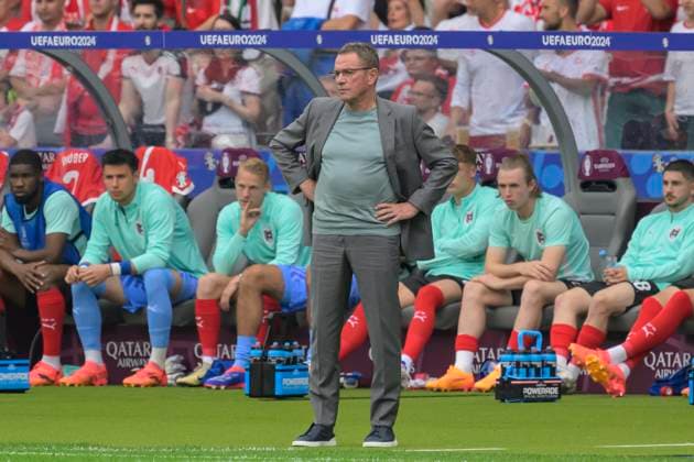 GER, Berlin, Fussball, Poland vs Austria, Gruppe D, Gruppenphase, UEFA EURO, EM, Europameisterschaft,Fussball 2024, MD3, SP, Olympia - Stadion Berlin, Ralf Rangnick (Austria), 21.06. 2024, Copyright: HMBxMedia UwexKoch