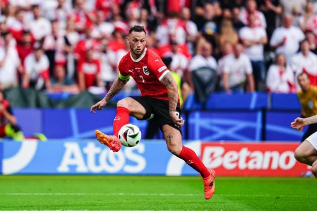 Marko Arnautovic (Oesterreich, 07) GER, Polen vs. Oesterreich, Fussball Europameisterschaft, UEFA EURO, EM, Europameisterschaft,Fussball 2024, Spieltag 2, 21.06.2024 GER, Polen vs. Oesterreich, Fussball Europameisterschaft, UEFA Euro 2024, Spieltag 2, 21.06.2024 Berlin Copyright: xEibner-Pressefoto MarcelxvonxFehrnx EP_MFN