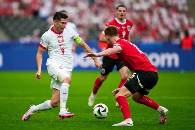 Robert Lewandowski (Polen Nationalmannschaft Euro 2024, 09), GER, UEFA EURO, EM, Europameisterschaft,Fussball 2024, Fussball Herren, UEFA EM 2024 Matchtag 2, Gruppe D, Polen vs. Oesterrech, Poland vs. Austria, 21.06.2024. GER, UEFA Euro 2024, Fussball Herren, UEFA EM 2024 Matchtag 2, Gruppe D, Polen vs. Oesterrech, Poland vs. Austria, 21.06.2024. Berlin Copyright: xEibner-Pressefotox xClaudiusxRauchx EP_CRH