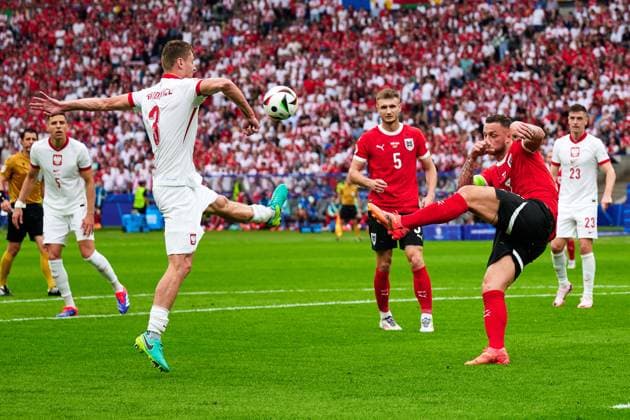 Marko Arnautovic (Oesterreich Nationalmannschaft Euro 2024, 07), GER, UEFA EURO, EM, Europameisterschaft,Fussball 2024, Fussball Herren, UEFA EM 2024 Matchtag 2, Gruppe D, Polen vs. Oesterrech, Poland vs. Austria, 21.06.2024. GER, UEFA Euro 2024, Fussball Herren, UEFA EM 2024 Matchtag 2, Gruppe D, Polen vs. Oesterrech, Poland vs. Austria, 21.06.2024. Berlin Copyright: xEibner-Pressefotox xClaudiusxRauchx EP_CRH
