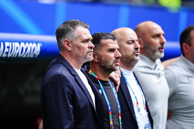 Willy Sagnol (Georgien, Trainer) GER, Georgien vs. Tschechien, Fussball Europameisterschaft, UEFA EURO, EM, Europameisterschaft,Fussball 2024, Spieltag 2, 22.06.2024 GER, Georgien vs. Tschechien, Fussball Europameisterschaft, UEFA Euro 2024, Spieltag 2, 22.06.2024 Hamburg Copyright: xEibner-Pressefoto MarcelxvonxFehrnx EP_MFN