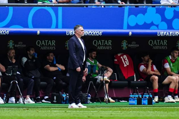 Willy Sagnol (Georgien, Trainer) GER, Georgien vs. Tschechien, Fussball Europameisterschaft, UEFA EURO, EM, Europameisterschaft,Fussball 2024, Spieltag 2, 22.06.2024 GER, Georgien vs. Tschechien, Fussball Europameisterschaft, UEFA Euro 2024, Spieltag 2, 22.06.2024 Hamburg Copyright: xEibner-Pressefoto MarcelxvonxFehrnx EP_MFN