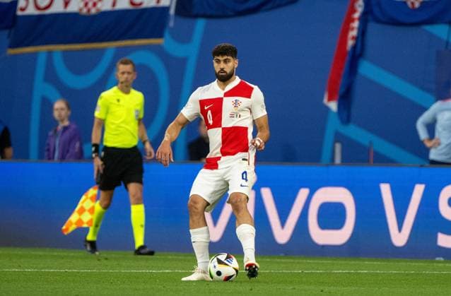 Fussball, Herren, Saison 2023 24, UEFA EURO, EM, Europameisterschaft,Fussball 2024, Gruppe B (3. Spieltag) in Leipzig, Kroatien - Italien, Josko Gvardiol (Kroatien), 24.06. 2024, Copyright: xMatthiasxKochx
