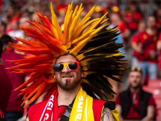 Fans von Belgien, GER, Ukraine (UKR) vs Belgium (BEL), Fussball Europameisterschaft, UEFA EURO, EM, Europameisterschaft,Fussball 2024, Gruppe E, 3. Spieltag, 26.06.2024 GER, Ukraine (UKR) vs Belgium (BEL), Fussball Europameisterschaft, UEFA EURO 2024, Gruppe E, 3. Spieltag, 26.06.2024 Stuttgart Copyright: xEibner-Pressefoto Memmlerx EP_MMR