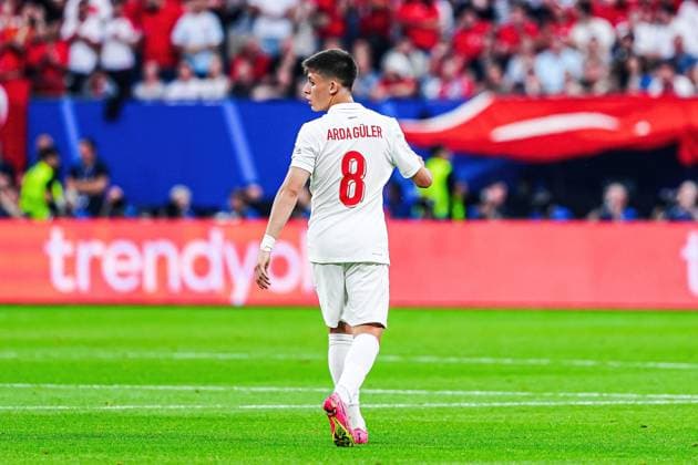 Arda Gueler (Tuerkei, 08) GER, Tschechien vs. Tuerkei, Fussball Europameisterschaft, UEFA EURO, EM, Europameisterschaft,Fussball 2024, Spieltag 3, 26.06.2024 GER, Tschechien vs. Tuerkei, Fussball Europameisterschaft, UEFA Euro 2024, Spieltag 3, 26.06.2024 Hamburg Copyright: xEibner-Pressefoto MarcelxvonxFehrnx EP_MFN