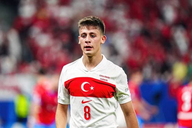 Arda Gueler (Tuerkei, 08) GER, Tschechien vs. Tuerkei, Fussball Europameisterschaft, UEFA EURO, EM, Europameisterschaft,Fussball 2024, Spieltag 3, 26.06.2024 GER, Tschechien vs. Tuerkei, Fussball Europameisterschaft, UEFA Euro 2024, Spieltag 3, 26.06.2024 Hamburg Copyright: xEibner-Pressefoto MarcelxvonxFehrnx EP_MFN