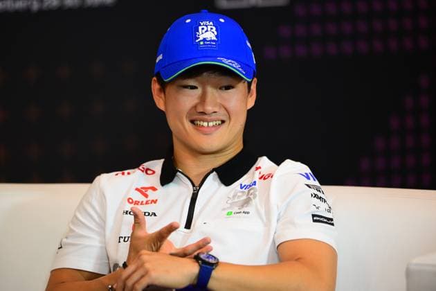 F1 Grand Prix of Austria - Previews Yuki Tsunoda of Visa Cash-Up Racing Bulls is speaking during the official press conference, PK, Pressekonferenz of the Austrian GP, the 11th round of the Formula 1 World Championship, WM, Weltmeisterschaft 2024, in Red Bull Ring, Spielberg Bei Knittenfeld, Stirya, Austria, on June 27, 2024. Spielberg Bei Knittenfeld Stirya Austria Copyright: xAndreaxDiodatox originalFilename:diodato-notitle240627_npM4h.jpg