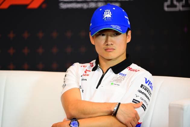 F1 Grand Prix of Austria - Previews Yuki Tsunoda of Visa Cash-Up Racing Bulls is speaking during the official press conference, PK, Pressekonferenz of the Austrian GP, the 11th round of the Formula 1 World Championship, WM, Weltmeisterschaft 2024, in Red Bull Ring, Spielberg Bei Knittenfeld, Stirya, Austria, on June 27, 2024. Spielberg Bei Knittenfeld Stirya Austria Copyright: xAndreaxDiodatox originalFilename:diodato-notitle240627_npkdG.jpg