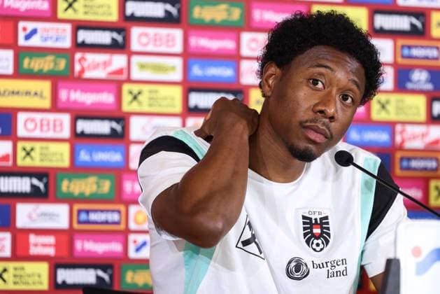 SOCCER - UEFA EURO, EM, Europameisterschaft,Fussball 2024 BERLIN,GERMANY,29.JUN.24 - SOCCER -UEFA EURO 2024, OEFB, Oesterreichischer Fussball-Bund, press conference, PK, Pressekonferenz Image shows David Alaba (AUT). GEPAxpictures xArminxRauthner
