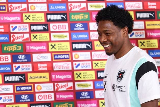 SOCCER - UEFA EURO, EM, Europameisterschaft,Fussball 2024 BERLIN,GERMANY,29.JUN.24 - SOCCER -UEFA EURO 2024, OEFB, Oesterreichischer Fussball-Bund, press conference, PK, Pressekonferenz Image shows David Alaba (AUT). GEPAxpictures xArminxRauthner