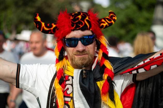 Fans von Deutschland auf dem Weg zum Stadion, GER, Germany (GER) vs Denmark (DEN), Fussball Europameisterschaft, UEFA EURO, EM, Europameisterschaft,Fussball 2024, Round of 16, 29.06.2024 GER, Germany (GER) vs Denmark (DEN), Fussball Europameisterschaft, UEFA EURO 2024, Round of 16, 29.06.2024 Dortmund Copyright: xEibner-Pressefoto Memmlerx EP_MMR