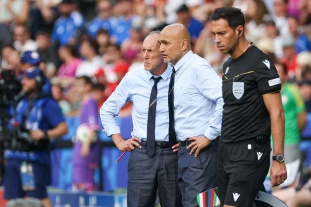 Luciano Spalletti (Italien, Trainer) , Fussball, UEFA , Europa Meisterschaft, (Achtelfinale) 2024, Schweiz vs. Italien, 29.06.2024, Olympiastadion Berlin, Berlin, Deutschland Berlin Olympiastadion Berlin Berlin Deutschland Copyright: xGrantxHubbsx