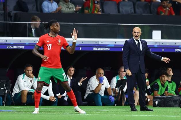 Portugal manager Roberto Martinez Portugal v Slovenia, UEFA European Championship, EM, Europameisterschaft 2024, Round of 16, Football, Frankfurt Arena, Frankfurt, Germany - 01 Jul 2024 EDITORIAL USE ONLY No use with unauthorised audio, video, data, fixture lists, club league logos or live services. Online in-match use limited to 120 images, no video emulation. No use in betting, games or single club league player publications. Copyright: xMichaelxZemanek Shutterstockx 14566640ap