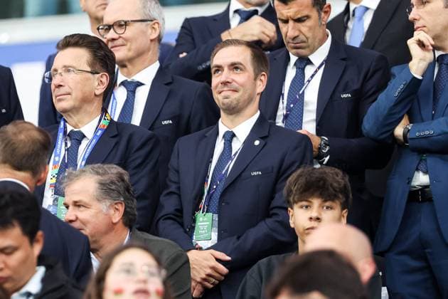Philipp Lahm GER, Portugal (POR) vs. Slowenien (SVO), Fussball Europameisterschaft, UEFA EURO, EM, Europameisterschaft,Fussball 2024, Achtelfinale, 01.07.2024 GER, Portugal (POR) vs. Slowenien (SVO), Fussball Europameisterschaft, UEFA EURO 2024, Achtelfinale, 01.07.2024 Frankfurt Copyright: xEibner-Pressefoto RogerxBuerkex EP