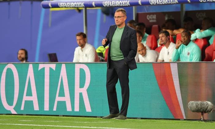 Oesterreich - Tuerkei UEFA EURO, EM, Europameisterschaft,Fussball 2024 Leipzig, 02.07.2024, Leipzig Stadium, UEFA EURO 2024 Germany , Achtelfinale, Österreich (AUT) vs. Türkei (TUR) , Im Bild: Trainer Ralf Rangnick (Oesterreich) ,