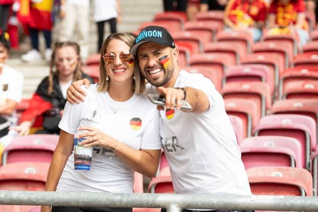 Deutschland Fans, GER, Spanien (ESP) vs. Deutschland (GER), Fussball Europameisterschaft, UEFA EURO, EM, Europameisterschaft,Fussball 2024, Viertelfinale, 05.07.24, GER, Spanien (ESP) vs. Deutschland (GER), Fussball Europameisterschaft, UEFA EURO 2024, Viertelfinale, 05.07.24 Stuttgart Copyright: xEibner-Pressefoto WolfgangxFrankx EP_WFK