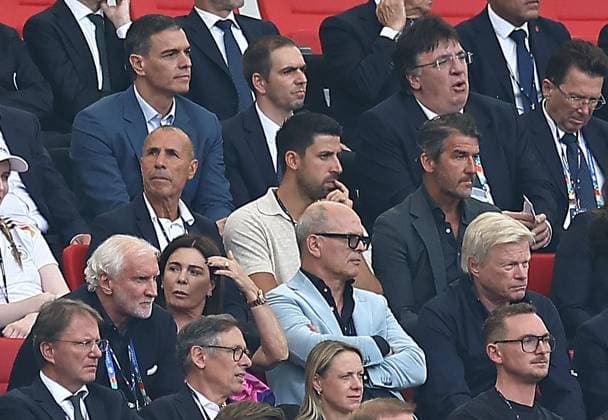 Former German footballer, Sami Khedira seen watching the game Spain v Germany, UEFA European Championship, EM, Europameisterschaft 2024, Quarter Final, Football, Stuttgart Arena, Stuttgart, Germany, 05 Jul 2024 EDITORIAL USE ONLY No use with unauthorised audio, video, data, fixture lists, club league logos or live services. Online in-match use limited to 120 images, no video emulation. No use in betting, games or single club league player publications. Copyright: xMichaelxZemanek Shutterstockx 14571380bc