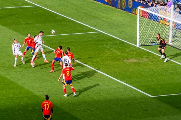 GER, UEFA Euro 2024, Viertelfinale, Spanien (ESP) vs Deutschland (GER) 05.07.2024, MHP Arena, Stuttgart, GER, UEFA Euro 2024, Viertelfinale, Spanien (ESP) vs Deutschland (GER) , im Bild Chance für Kai Havertz (Germany 7)