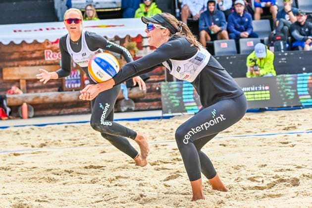 July 7, 2024, Gstaad, Bern, Switzerland: Gstaad Switzerland, 07 07 2024: TERESE CANNON of USA team during Swatch Beach Pro Gstaad 2024, Swatch Beach Pro Gstaad 2024 took place in the famous ski resort and which organizes events like the EFG Swiss Open Gstaad ATP, Tennis Herren 250 and the Polo Gold Club Gstaad 2024 and took place at Roy Emerson Arena in Gstaad; which also counts for the Volleyball World Beach Pro Tour championship and which serves as a warm-up for the stars of the future Paris Olympic Games, Olympische Spiele, Olympia, OS Gstaad Switzerland - ZUMAd206 20240707_zip_d206_013 Copyright: xEricxDubostx