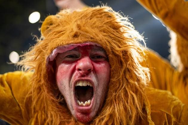 Fan von England im Kostuem Three Lions jubelt ueber den Sieg und den Einzug in das Finale, GER, Netherlands (NED) vs England (ENG), Fussball Europameisterschaft, UEFA EURO, EM, Europameisterschaft,Fussball 2024, Semifinal, 10.07.2024 GER, Netherlands (NED) vs England (ENG), Fussball Europameisterschaft, UEFA EURO 2024, Semifinal, 10.07.2024 Dortmund Copyright: xEibner-Pressefoto Memmlerx EP_MMR