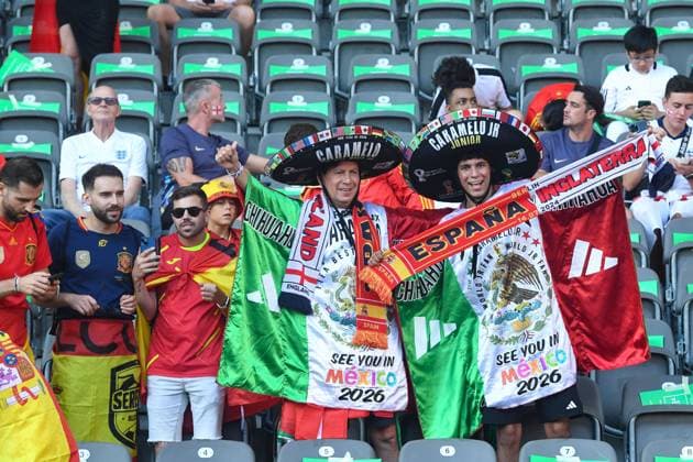Fussball, Herren, Saison 2023 24, UEFA EURO, EM, Europameisterschaft,Fussball EM 2024, Finale in Berlin, Spanien - England, Zuschauer Fans , 14.07. 2024, Copyright: xSebastianxRäppold MatthiasxKochx