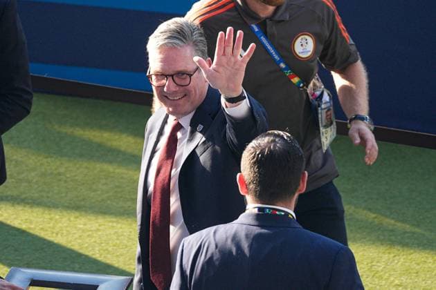 Sir Keir Starmer, Prime Minister of the United Kingdom Spain v England, UEFA European Championship, EM, Europameisterschaft 2024, Final, Football, Olympiastadion, Berlin, Germany, 14 Jul 2024 EDITORIAL USE ONLY No use with unauthorised audio, video, data, fixture lists, club league logos or live services. Online in-match use limited to 120 images, no video emulation. No use in betting, games or single club league player publications. Copyright: xDavexShopland Shutterstockx 14583342p