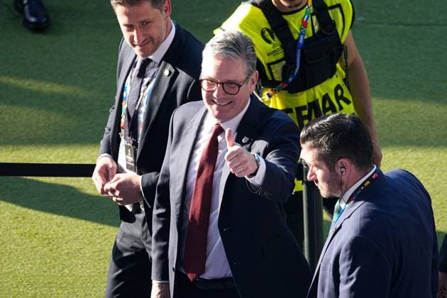 Sir Keir Starmer, Prime Minister of the United Kingdom Spain v England, UEFA European Championship, EM, Europameisterschaft 2024, Final, Football, Olympiastadion, Berlin, Germany, 14 Jul 2024 EDITORIAL USE ONLY No use with unauthorised audio, video, data, fixture lists, club league logos or live services. Online in-match use limited to 120 images, no video emulation. No use in betting, games or single club league player publications. Copyright: xDavexShopland Shutterstockx 14583342t
