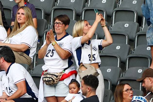 The family of Adam Wharton of England Spain v England, UEFA European Championship, EM, Europameisterschaft 2024, Final, Football, Olympiastadion, Berlin, Germany, 14 Jul 2024 EDITORIAL USE ONLY No use with unauthorised audio, video, data, fixture lists, club league logos or live services. Online in-match use limited to 120 images, no video emulation. No use in betting, games or single club league player publications. Copyright: xKieranxMcManus Shutterstockx 14583341ay
