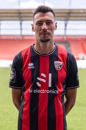 Lukas Fröde (34, FCI); FC Ingolstadt 04; 3.Liga, Porträttermin 2024 2025, ; FC Ingolstadt 04 Saison 2024 2025 photoshoot, Headshot, Porträt, Vorstellung, Präsentation, Pressetermin, Fußball, GER