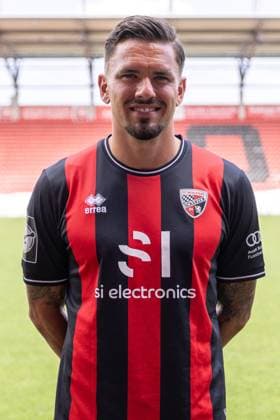 Pascal Testroet (37, FCI); FC Ingolstadt 04; 3.Liga, Porträttermin 2024 2025, ; FC Ingolstadt 04 Saison 2024 2025 photoshoot, Headshot, Porträt, Vorstellung, Präsentation, Pressetermin, Fußball, GER