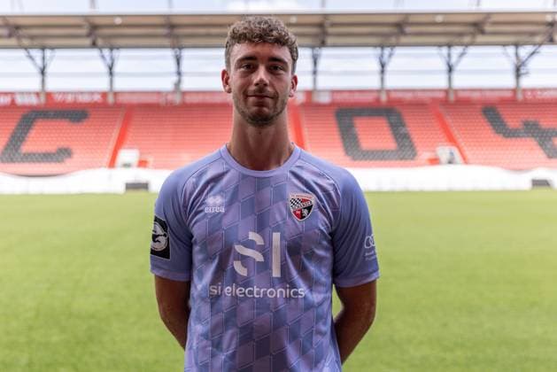 Torwart Maurice Dehler (46, FCI); FC Ingolstadt 04; 3.Liga, Porträttermin 2024 2025, ; FC Ingolstadt 04 Saison 2024 2025 photoshoot, Headshot, Porträt, Vorstellung, Präsentation, Pressetermin, Fußball, GER
