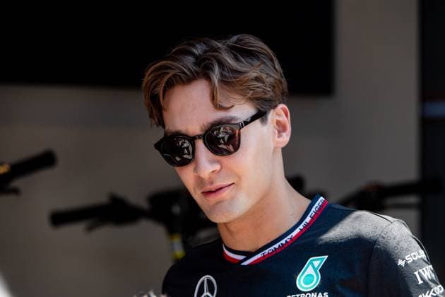 George Russell (Mercedes AMG Petronas Formula One Team, Großbritannien, 63), HUN, Formel 1 Weltmeisterschaft, Grand Prix von Ungarn, Hungaroring, Media Day, 18.07.2024 HUN, Formel 1 Weltmeisterschaft, Grand Prix von Ungarn, Hungaroring, Media Day, 18.07.2024 Mogyorod Copyright: xEibner-Pressefoto Memmlerx EP_MMR