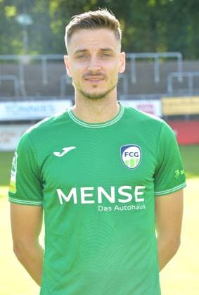27.07.2024, GER, Fussball, Regionalliga West, Saison 2024 2025, Ohlendorfstadion im Heidewald, Gütersloh FC Gütersloh Fototermin 2024 2025 Patrik Twardzik (FC Gütersloh), Aktion, Einzelbild, Hoch, Portrait