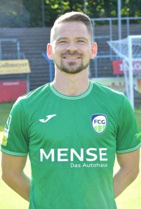 27.07.2024, GER, Fussball, Regionalliga West, Saison 2024 2025, Ohlendorfstadion im Heidewald, Gütersloh FC Gütersloh Fototermin 2024 2025 Kevin Freiberger (FC Gütersloh), Aktion, Einzelbild, Hoch, Portrait