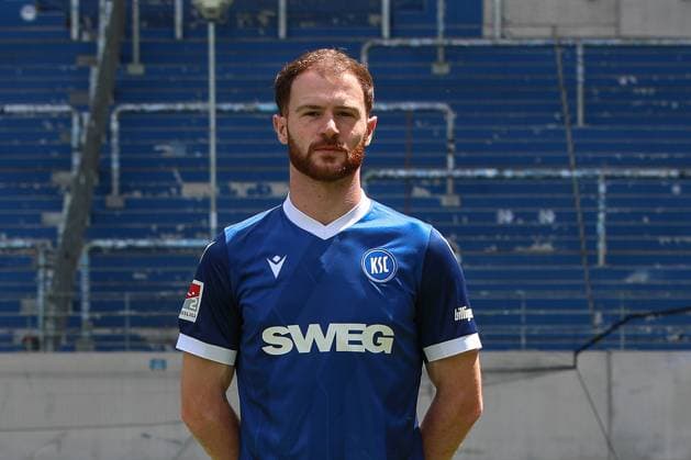 Budu Zivzivadze; Karlsruher SC 11 GER, Karlsruher SC, Fussball, 2. Bundesliga, Portraetermin 2024 2025, 18.07.2024 GER, Karlsruher SC, Fussball, 2. Bundesliga, Portraetermin 2024 2025, 18.07.2024 Karlsruhe Copyright: xEibner-Pressefoto JanxPrihodax EP_JPA