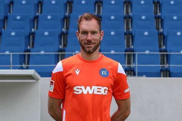 Robin Himmelmann; Karlsruher SC 33 GER, Karlsruher SC, Fussball, 2. Bundesliga, Portraetermin 2024 2025, 18.07.2024 GER, Karlsruher SC, Fussball, 2. Bundesliga, Portraetermin 2024 2025, 18.07.2024 Karlsruhe Copyright: xEibner-Pressefoto JanxPrihodax EP_JPA