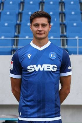 Stefano Marino; Karlsruher SC 37 GER, Karlsruher SC, Fussball, 2. Bundesliga, Portraetermin 2024 2025, 18.07.2024 GER, Karlsruher SC, Fussball, 2. Bundesliga, Portraetermin 2024 2025, 18.07.2024 Karlsruhe Copyright: xEibner-Pressefoto JanxPrihodax EP_JPA