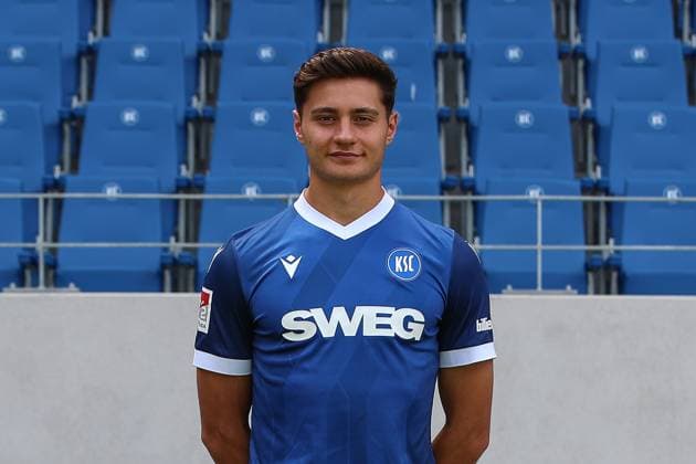 Stefano Marino; Karlsruher SC 37 GER, Karlsruher SC, Fussball, 2. Bundesliga, Portraetermin 2024 2025, 18.07.2024 GER, Karlsruher SC, Fussball, 2. Bundesliga, Portraetermin 2024 2025, 18.07.2024 Karlsruhe Copyright: xEibner-Pressefoto JanxPrihodax EP_JPA