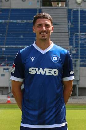 Nicolai Rapp; Karlsruher SC 17 GER, Karlsruher SC, Fussball, 2. Bundesliga, Portraetermin 2024 2025, 18.07.2024 GER, Karlsruher SC, Fussball, 2. Bundesliga, Portraetermin 2024 2025, 18.07.2024 Karlsruhe Copyright: xEibner-Pressefoto JanxPrihodax EP_JPA