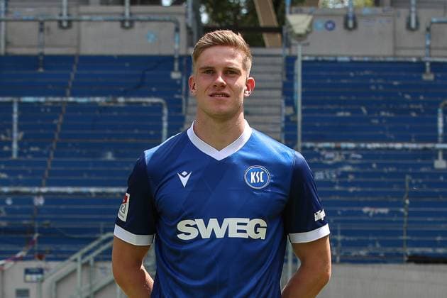 David Herold; Karlsruher SC 20 GER, Karlsruher SC, Fussball, 2. Bundesliga, Portraetermin 2024 2025, 18.07.2024 GER, Karlsruher SC, Fussball, 2. Bundesliga, Portraetermin 2024 2025, 18.07.2024 Karlsruhe Copyright: xEibner-Pressefoto JanxPrihodax EP_JPA