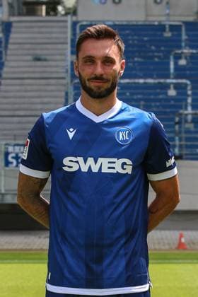Fabian Schleusener; Karlsruher SC 24 GER, Karlsruher SC, Fussball, 2. Bundesliga, Portraetermin 2024 2025, 18.07.2024 GER, Karlsruher SC, Fussball, 2. Bundesliga, Portraetermin 2024 2025, 18.07.2024 Karlsruhe Copyright: xEibner-Pressefoto JanxPrihodax EP_JPA